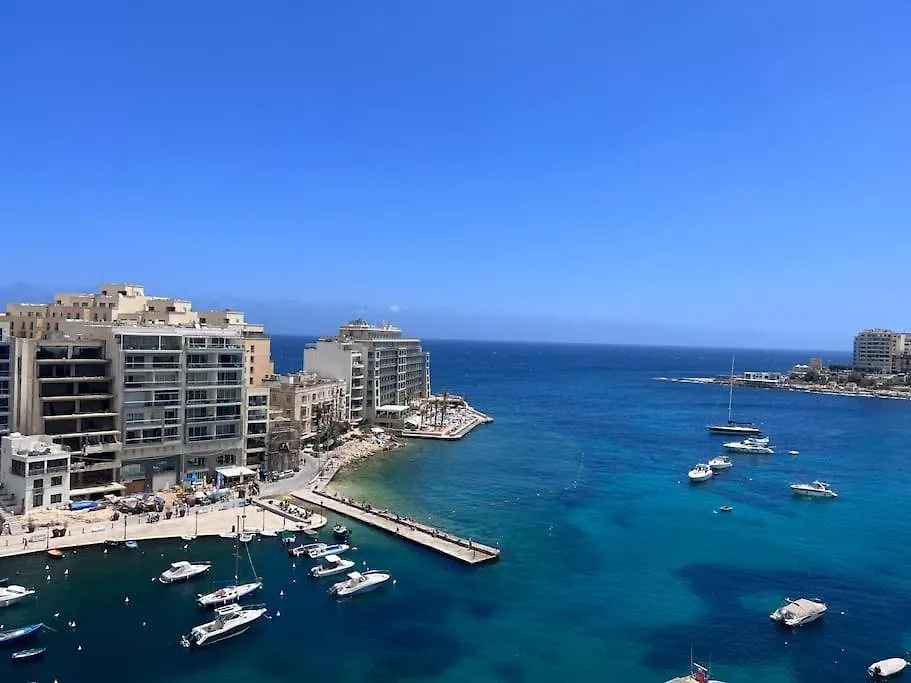 Seafront Duplex Penthouse Apartment Saint Julian's